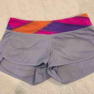 Lululemon speed shorts size 6